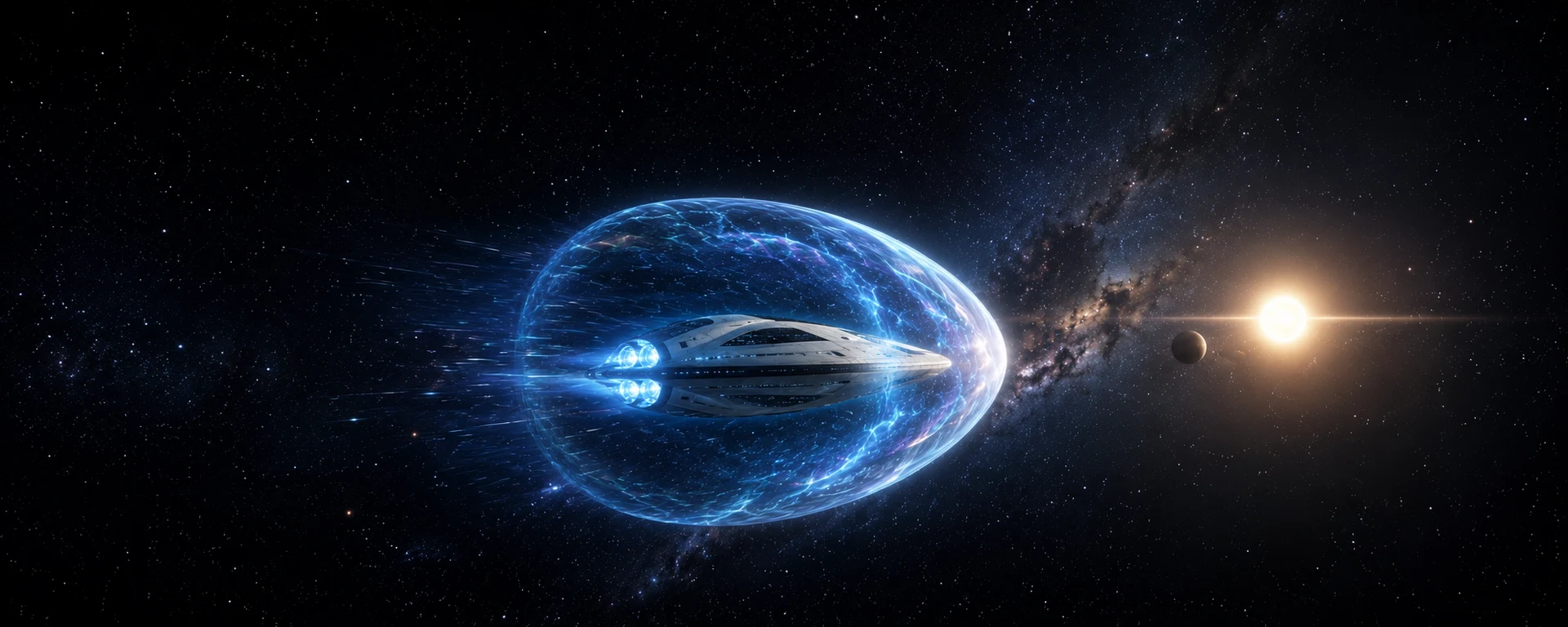 Could the Alcubierre Warp Drive Achieve Interstellar Travel?