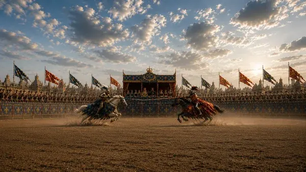 Henry II of France jousting in 1559, the event linked to the famous Nostradamus Henry II prediction