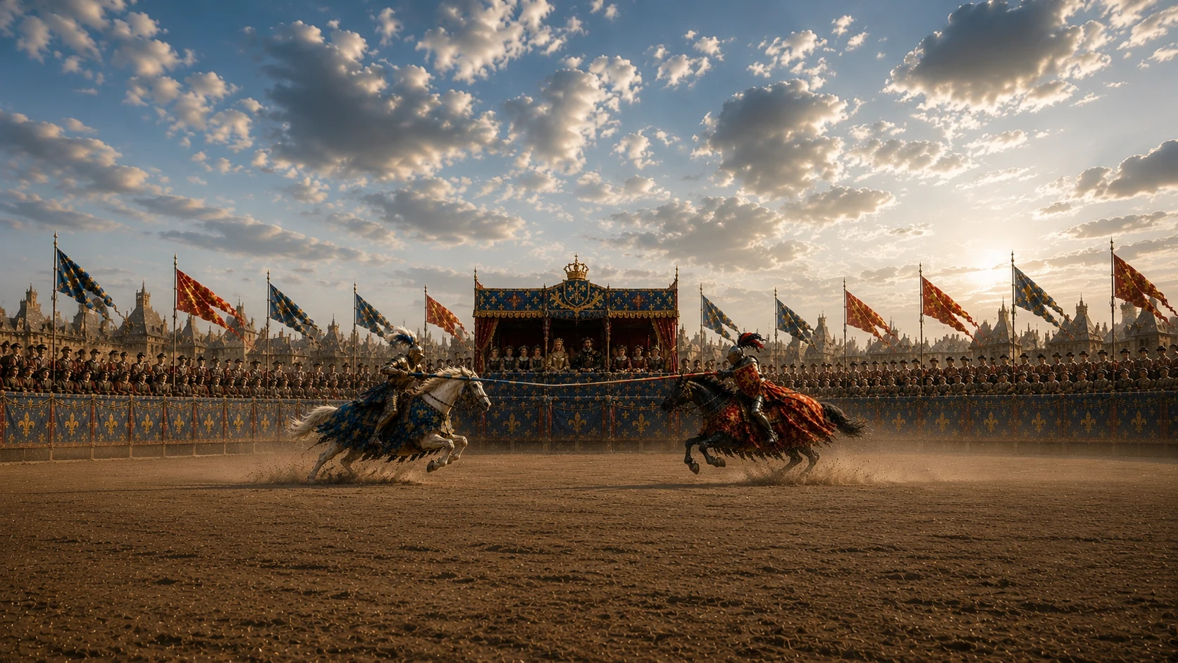 Henry II of France jousting in 1559, the event linked to the famous Nostradamus Henry II prediction